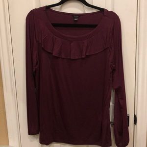 Ann Taylor plum colored top